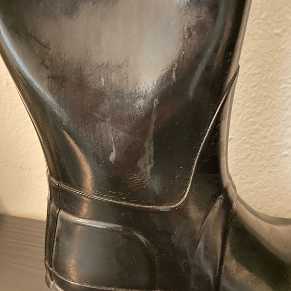 Classic Black Tall Hunter Wellington Boots Womens size 8 - Picture 4 of 4